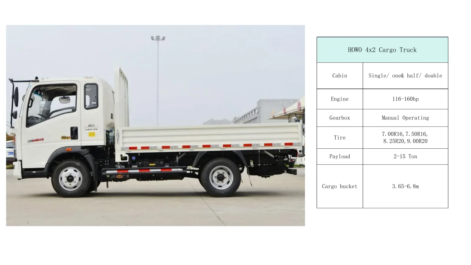 HOWO 4x2 Cargo Truck