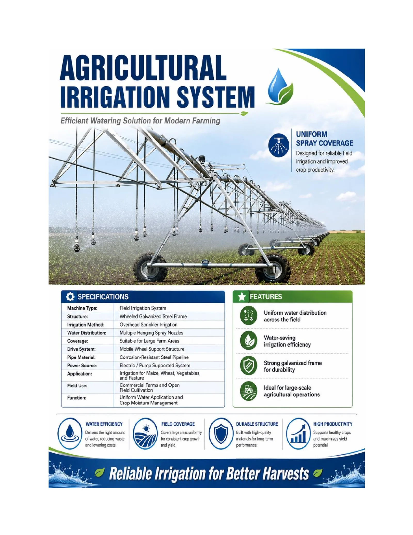 Agricultural Irrigation System