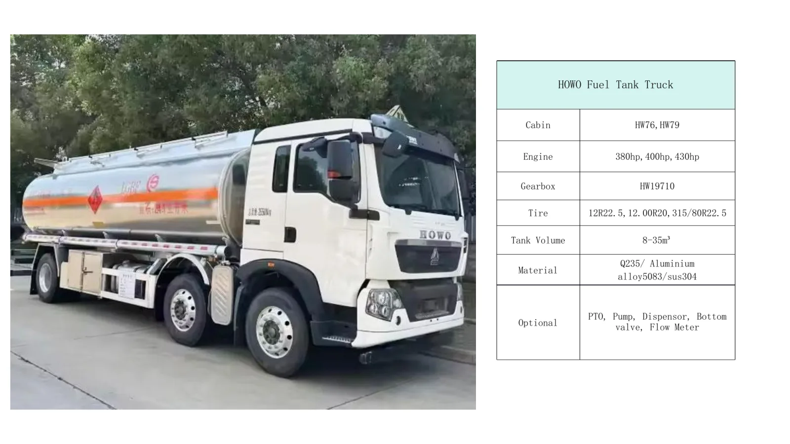 HOWO Fuel Tank Truck