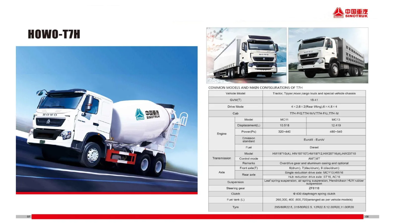 Sinotruk HOWO T7H Trailer