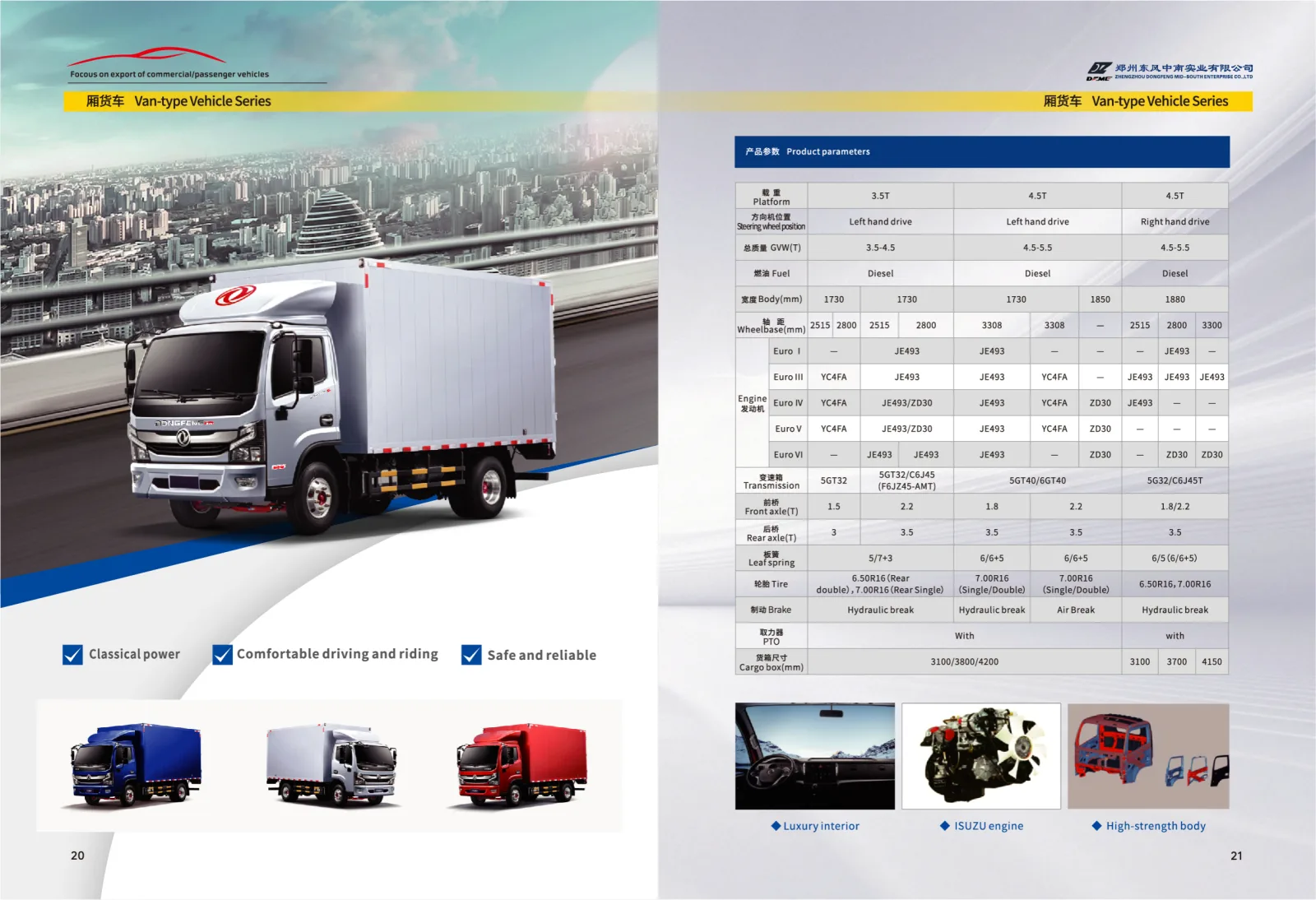 Van-type Vehicle Series 3.5T
