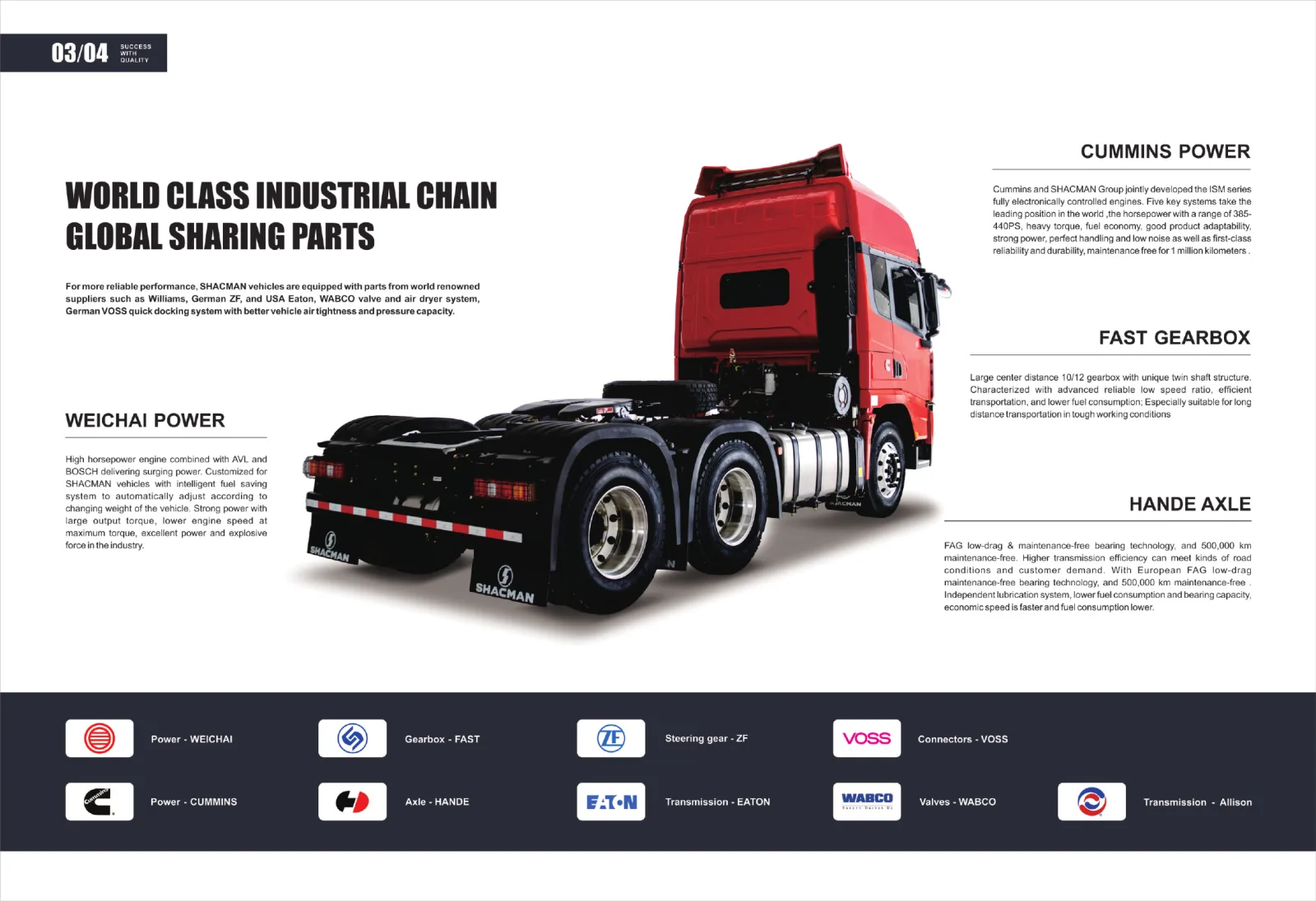 SHACMAN Truck with Cummins Power