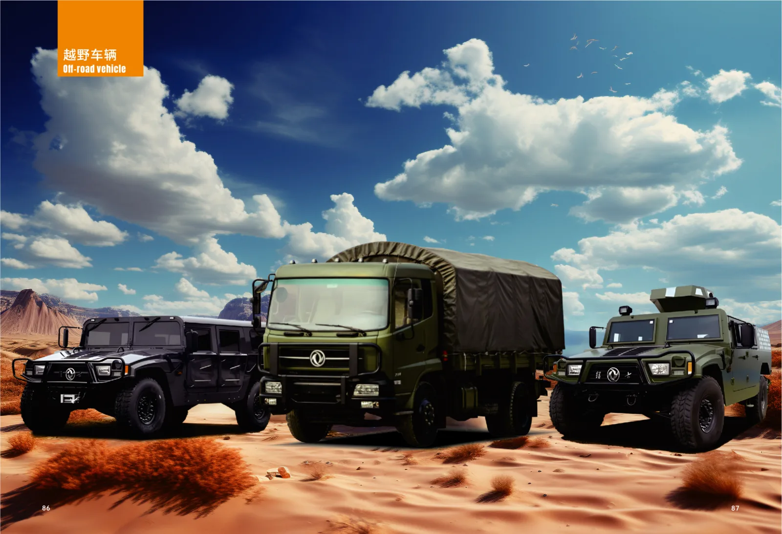 Off-road Vehicle - Military Truck (Left)